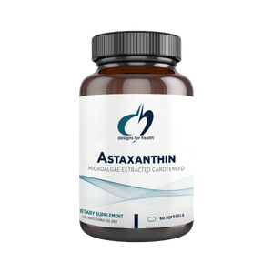 A supplement container of Astaxanthin by Designs for Health - USA