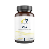 A Supplement container with the name CLA by Designs for Health.