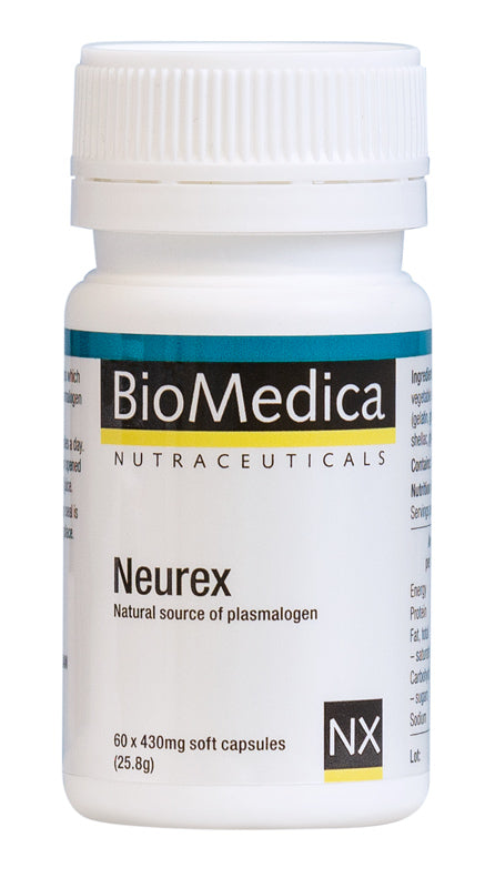A supplement container of Neurex 60 Capsules by Bio-Medica
