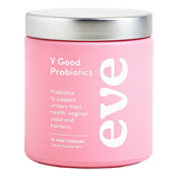 A supplement container of V Good Probiotics by Eve