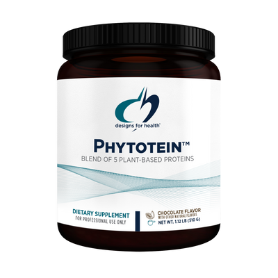 A supplement container of Phytotein™ Chocolate (Discontinued) by Designs for Health - USA