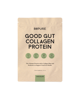 A supplement container of Good Gut Collagen Protein Refill by Be Pure