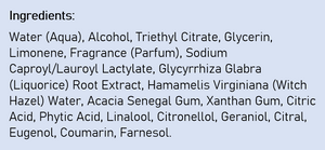 Supplement facts for Citrus 24hr Roll-On Deodorant listing ingredients including Acacia, Cetyl Alcohol, Citric Acid, Coumarin, Eugenol