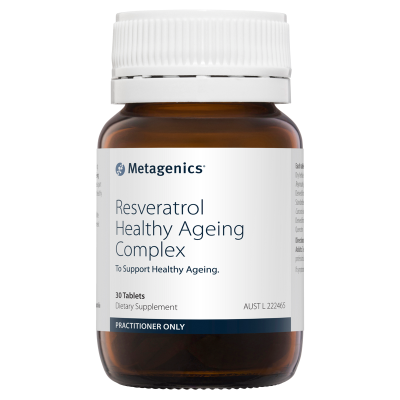 A supplement called Resveratrol Health Ageing Complex by Metagenics