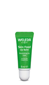 A supplement container of Skin Food Lip Balm by Weleda