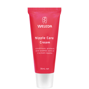 A supplement container of Nipple Care Cream by Weleda