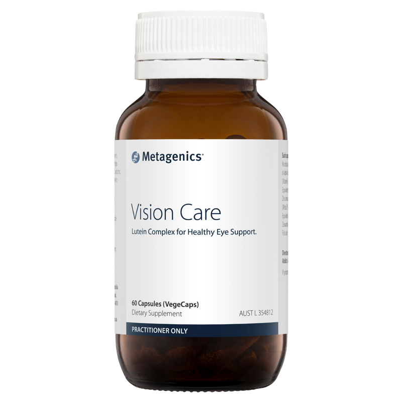 A supplement called Vision Care by Metagenics