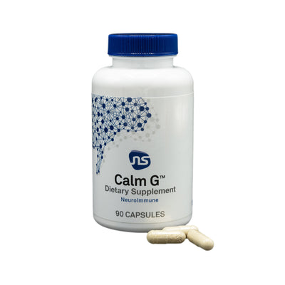 A supplement container of Calm G by NeuroScience