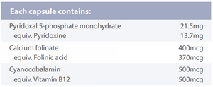 Supplement facts for Activated B6