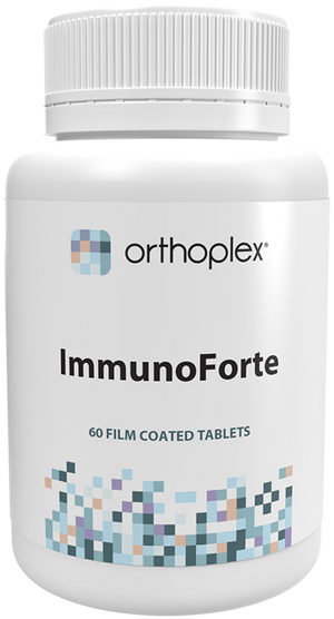 A supplement container of ImmunoForte 60T by Orthoplex