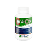 A supplement container of CardiOS 60 caps by Cell Logic