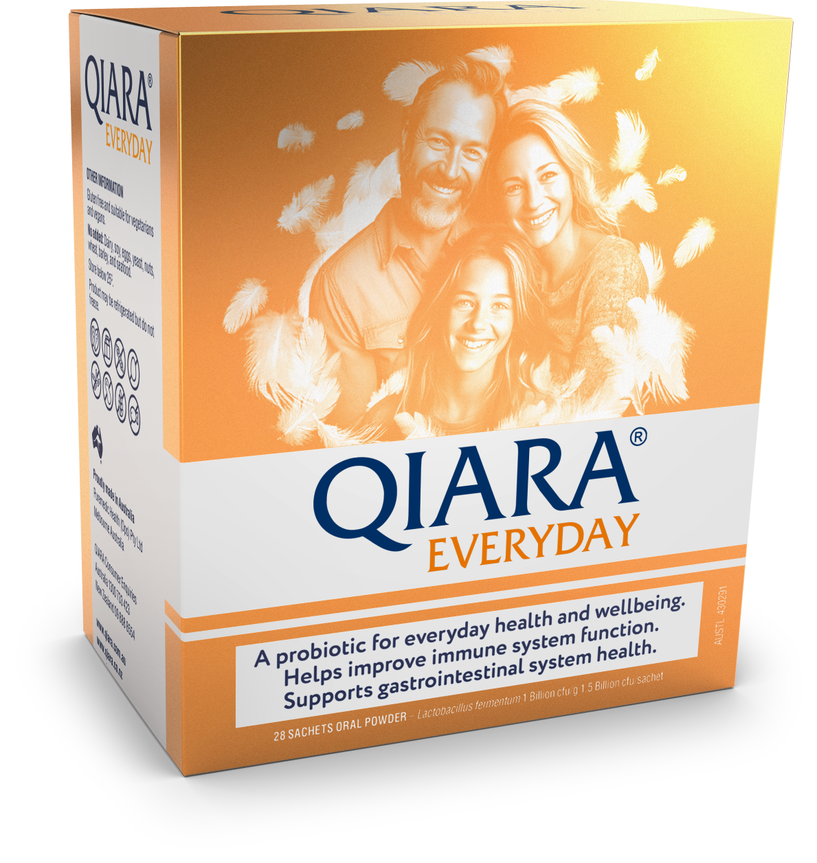 A supplement container of Qiara Everyday by QIARA