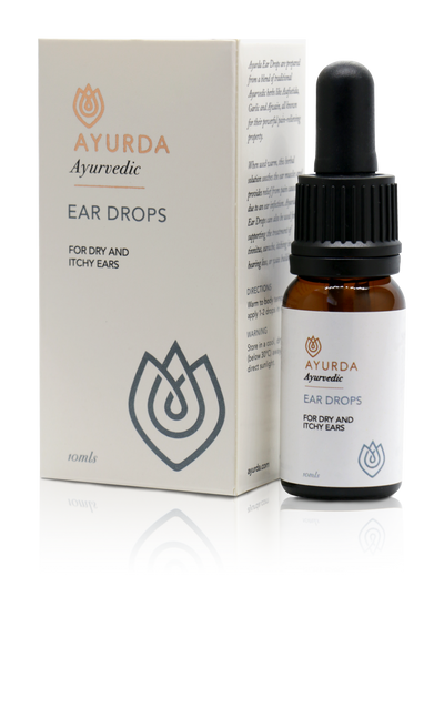 A supplement container of Ear Drops 10ml by Ayurda (Practitioner)