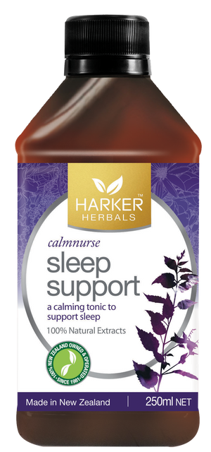 A supplement container of Sleep Support by Harker Herbals