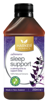 A supplement container of Sleep Support by Harker Herbals