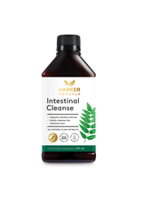 A supplement container of Intestinal Cleanse by Harker Herbals