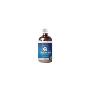 A supplement container of 5 Mushroom Blend 1:2 - 500ml by Nutrition Care