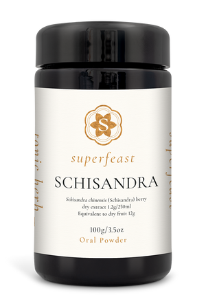 A supplement container of Schisandra by SuperFeast