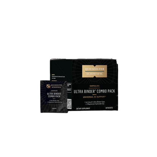 A supplement container of Ultra Binder Combo Pack by Quicksilver