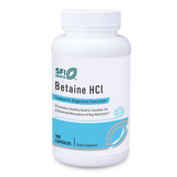 A supplement container of Betaine HCl by SFI Health