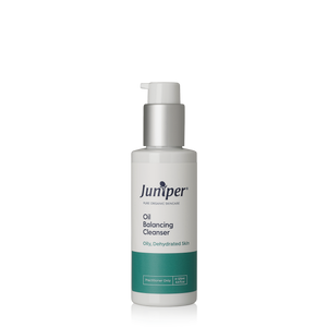 A supplement container of Oil Balancing Cleanser 125ml by Juniper