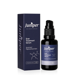 A supplement container of Scar Treatment Serum 30ml by Juniper