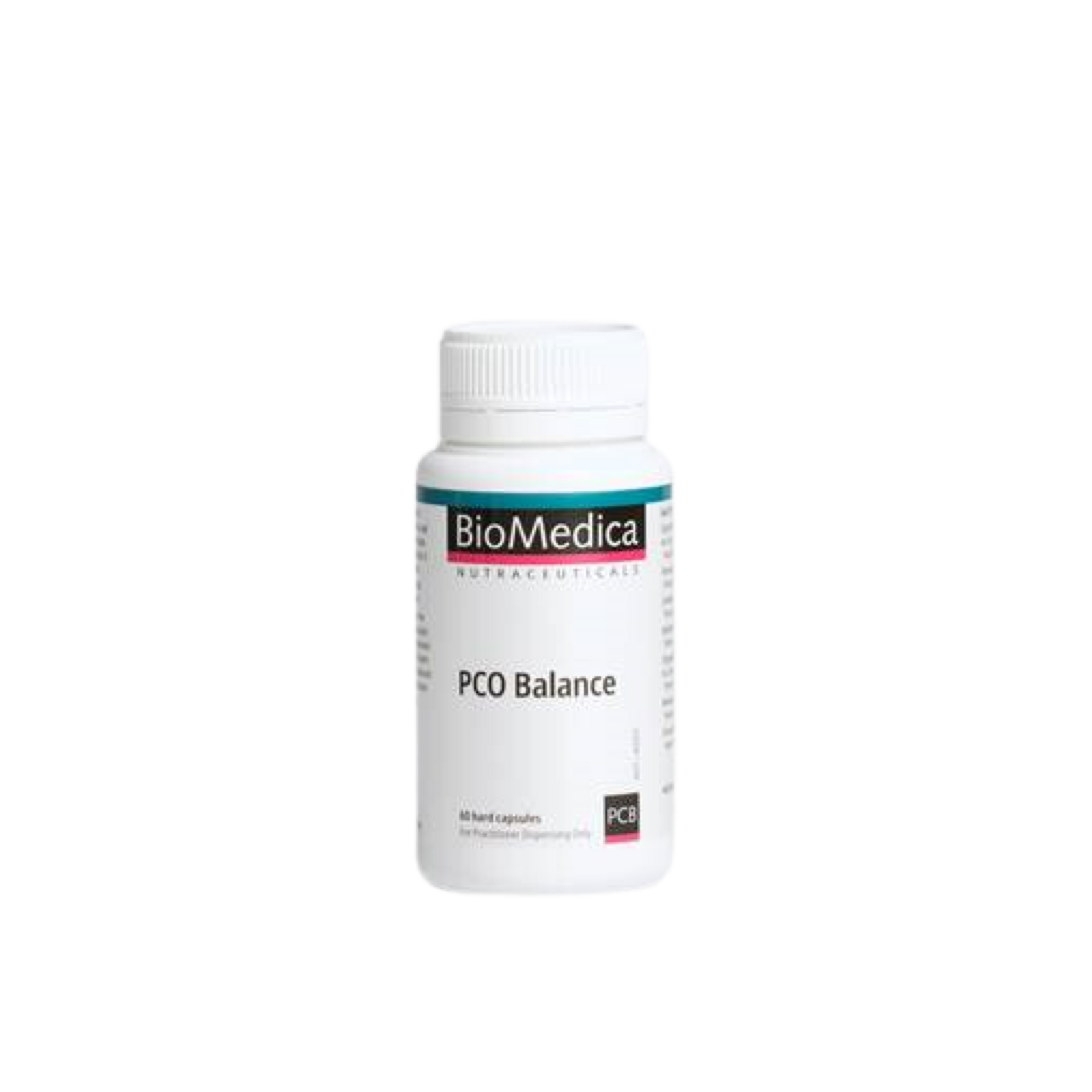 A supplement container of PCO Balance by Bio-Medica
