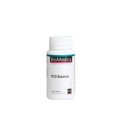 A supplement container of PCO Balance by Bio-Medica