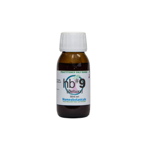 A supplement container of hb#09 Detoxa (Detoxification) 50ml by Homeobotanicals