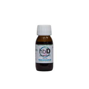 A supplement container of hbD (Digestion) 50ml by Homeobotanicals