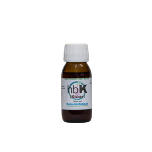 A supplement container of hbK (Kidney) 50ml by Homeobotanicals