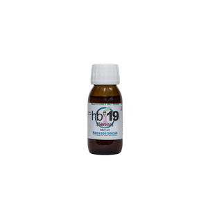 A supplement container of hb#19 Serena (Stress & Insomnia) 50ml by Homeobotanicals