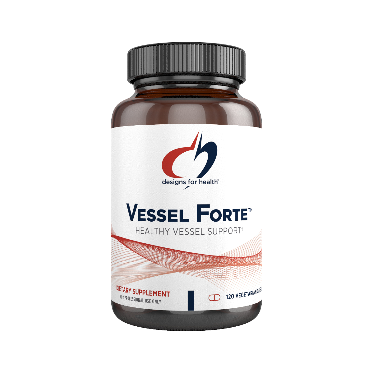 A supplement container of Vessel Forte™ by Designs for Health - USA