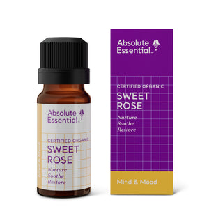 A supplement container of Sweet Rose 10ml by Absolute Essential