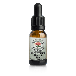 A supplement container of No. 49 - Miro (Intuition) 10ml by First Light Flower Essences
