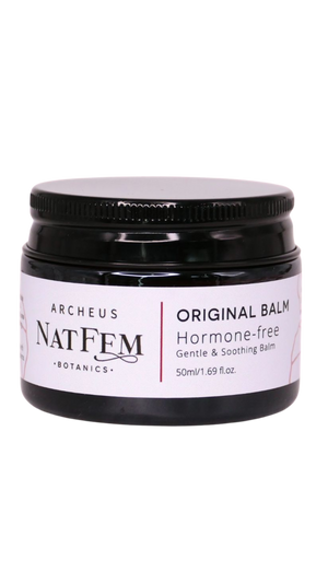 A supplement container of Original Vaginal & Body Balm by Archeus NatFem Botanics
