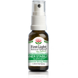A supplement container of Inner Stability Support (Empowered Strong Balanced) 20ml by First Light Natural Health