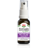 A supplement container of No Fear Support (Uplifted Fearless Courageous) 20ml by First Light Natural Health