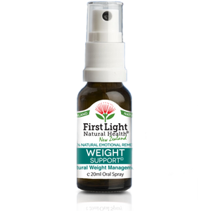 A supplement container of Weight Support (Natural Weight Management) 20ml by First Light Natural Health