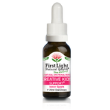 A supplement container of Creative Kids Support (Inner Spark) 20ml by First Light Natural Health