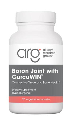 A supplement container of Boron Joint with CurcuWIN by Allergy Research Group