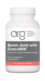 A supplement container of Boron Joint with CurcuWIN by Allergy Research Group