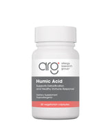 A supplement container of Humic Acid by Allergy Research Group
