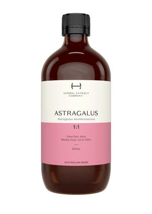 A supplement container of Astragalus 1:1 by Herbal Extract Company