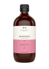 A supplement container of Burdock 1:1 by Herbal Extract Company