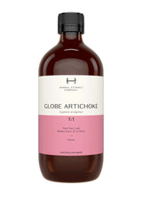 A supplement container of Globe Artichoke 1:1 by Herbal Extract Company