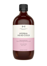 A supplement container of Herbal Head Cold by Herbal Extract Company