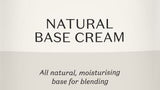 Supplement facts for Natural Base Cream
