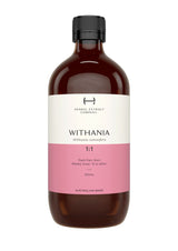 A supplement container of Withania 1:1 by Herbal Extract Company