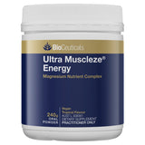 A supplement container of Ultra Muscleze Energy, 240gm by Bioceuticals